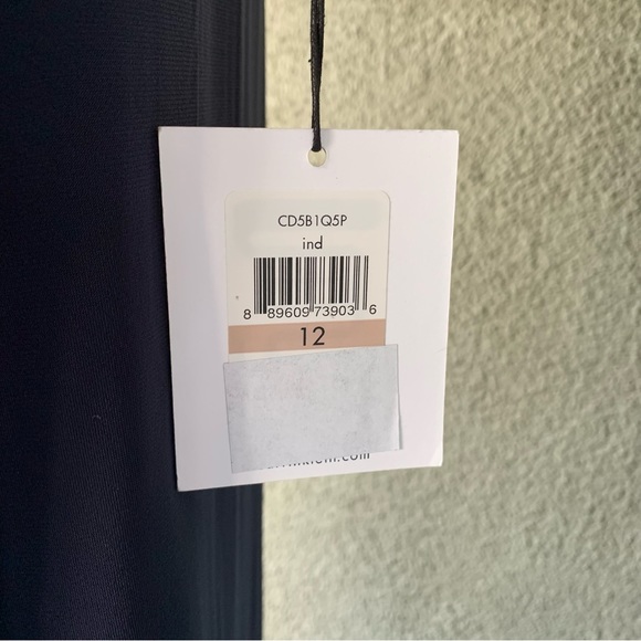 Calvin Klein Navy Jersey Maxi-Dress NWT size 12 - Picture 8 of 11